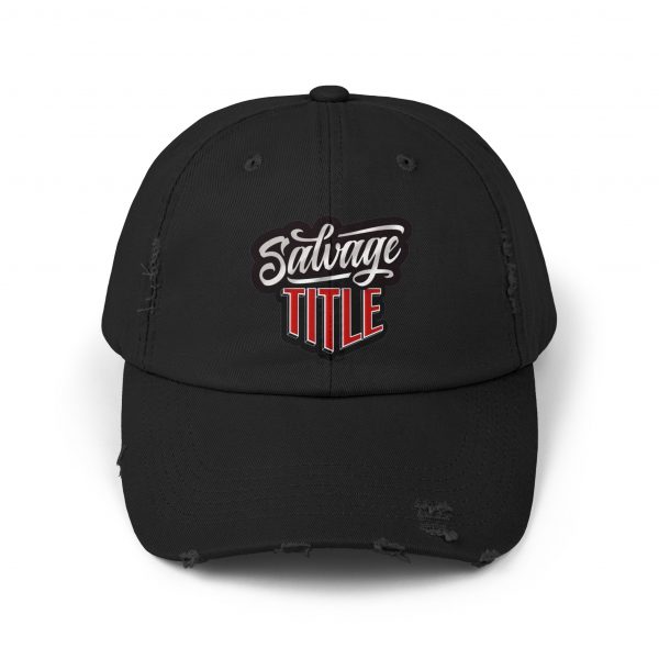 Salvage Title Distressed Cap