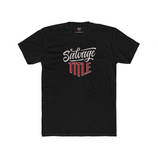 Salvage Title Unisex Cotton Crew Tee with Slogan