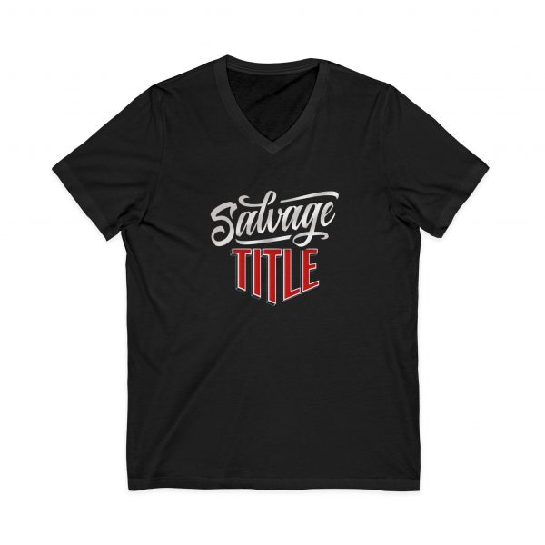 Salvage Title Unisex Jersey V-Neck with Slogan